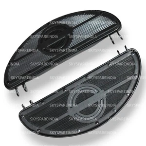 Half Moon Floorboards Ovals Footrest Compatible With Harley Davidson 83-20 - Bild 1 von 14