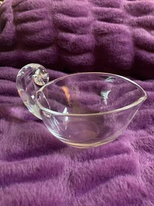 Original 1940s Vintage Signed Steuben Crystal Glass Sauce or Gravy Dish - Picture 1 of 5