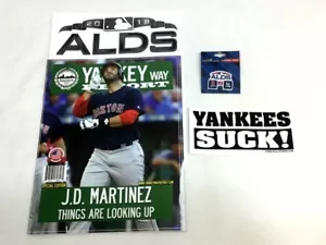 2018 ALDS Division Series Yawkey Way Report Red Sox Yankees Suck Sticker Pin Lot - Picture 1 of 1