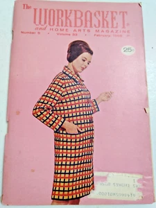 Coat Mittens Socks Recipes The Workbasket Magazine Knit Crochet VTG 1968 5 33 - Picture 1 of 24