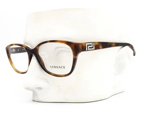 Versace 3189B 5061 Eyeglasses Glasses Brown Havana w/ Crystals 54-15-140 - Picture 1 of 8