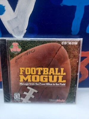 FOOTBALL MOGUL WINDOWS 95 98 WIZARD WORKS CD ROM PC - New Sealed - Image 1 of 2