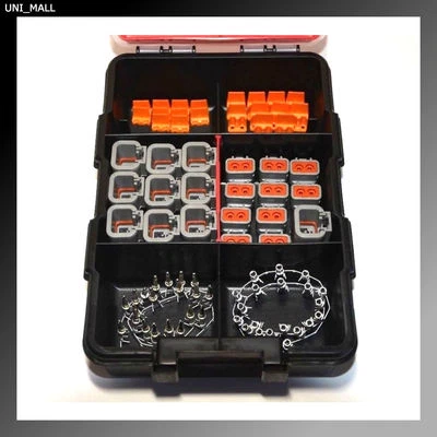 80 PCS DEUTSCH DTP 2-PIN CONNECTORS KIT 10-12AWG Stamped Contacts (Made in USA) - Image 1 of 3