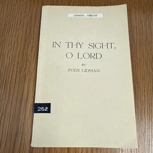 Sven Lidman - In Thy Sight O Lord - 1949 Swedish Pentecostal Sermons Sweden - Picture 1 of 7
