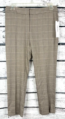 Calvin Klein Women’s Tan Tweed Suit Pants Slim Fit Size 8 - NWT - Image 1 of 3