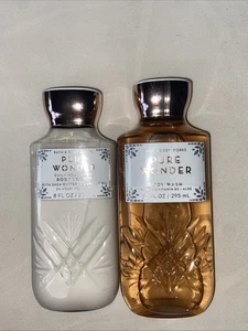 Bath And Body Works Pure Wonder Body Wash And Body Lotion Lot Sealed - Picture 1 of 4