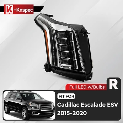 For 2015-2020 Cadillac Escalade ESV Full LED Headlight QUINT Projector Passenger Foto 1 de 4
