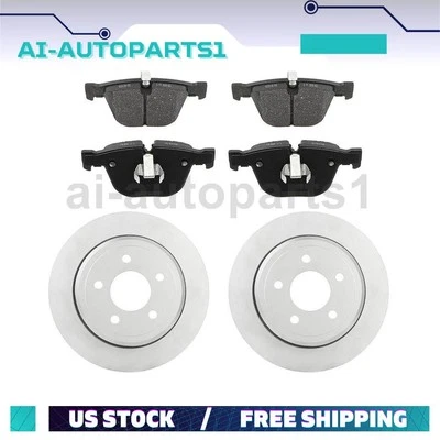 Задние тормозные диски + комплект тормозных колодок для 2004 2005 BMW 545i 2004-2005 BMW 645Ci - Изображение 1 из 4