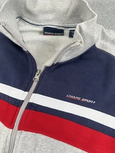 Giacca felpa zip intera vintage Chaps Sport Ralph Lauren uomo L - Foto 1 di 11