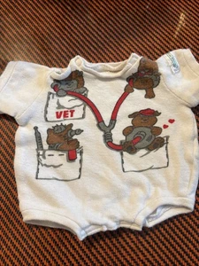 Mameluco veterinario vintage Cabbage Patch para niños solo 1984 Doctor Vet - Imagen 1 de 5