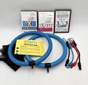 Anelli per Esercizi 3X3 Fit Total Body Sculpt, 2 Anelli 4 Corde. Kim Marie Ross 3 DVD - Foto 1 di 17