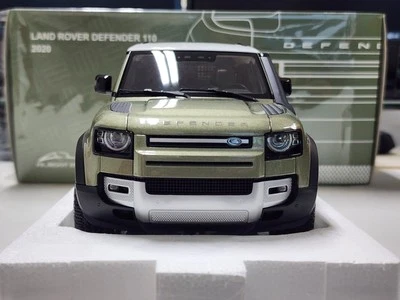 1:18 Almost Real Land Rover Defender 110 2020 Green Diecast - Image 1 of 4