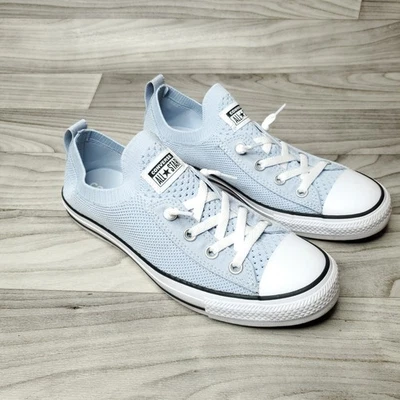 Zapatilla deportiva Converse para mujer 10 Cloudy Daze azul Chuck Taylor All Star Shoreline tejida Foto 1 de 4