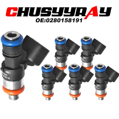 6x Inyectores de combustible 0280158191 para Ford Transit 150 3,7 L V6 2015-2017 nueva actualización Foto 1 de 4