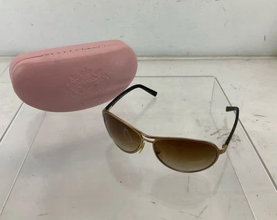 Juicy Couture PAT B/S 0JEM 8O Gold & Brown Tortoise Aviator Wrap Sunglasses - Image 1 of 4