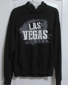 Schwarzer Las Vegas Hoodie Herren/Damen Medium - Bild 1 von 3