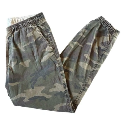 Gap Joggers Camo Men's Size Small Pants Pockets Khakis Everyday Cotton Blend - Image 1 of 4
