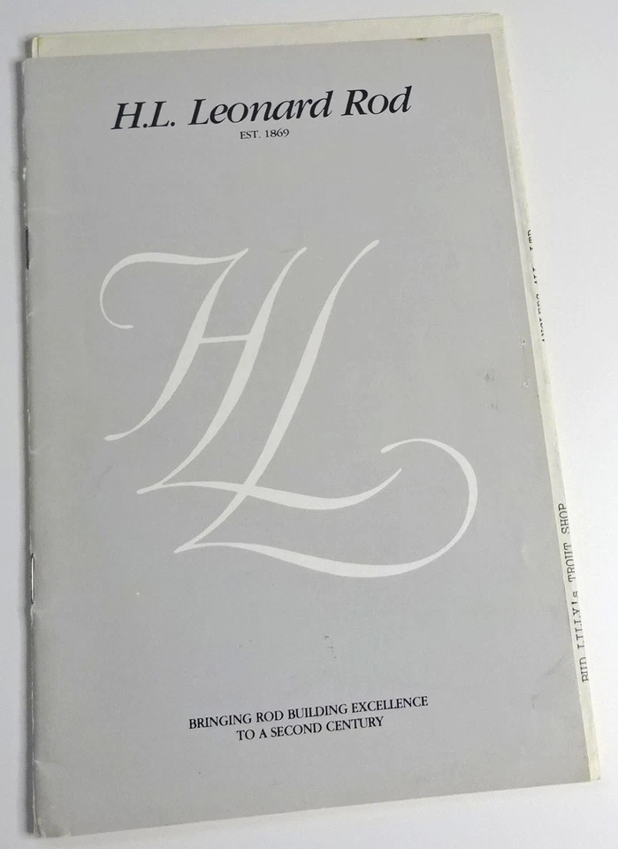 H.L. Catálogo de cañas de mosca Leonard 1984 equipo de pesca con mosca de bambú usado Foto 1 de 4