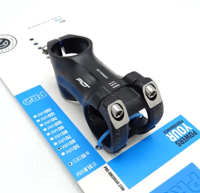 PRO PLT AL 2014 Alloy Road Bike Stem 60mm x 31.8mm +/- 10º 3D Forged PRO-36-E9 - Image 1 of 4
