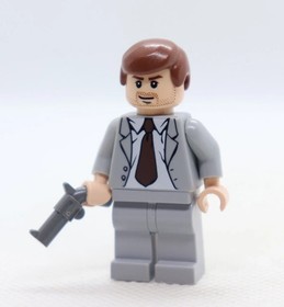 Indiana Jones GRAY SUIT 7197 Tuxedo Indiana Jones LEGO&reg; Minifigure Mini Figure