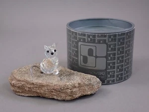 Vintage Swarovski Crystal Mini Cat Pete’s Corner 7659 Austrian - Picture 1 of 9