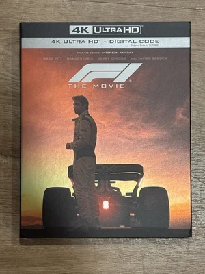 F1 The Movie ( 4k UHD Blu-ray & Digital, 2025) w/ Slipcover NEW FREE SHIPPING - Image 1 of 2