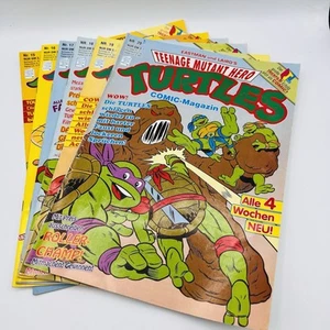 Teenage Mutant Hero Turtles Hefte Comics Magazine Set 15-20 Guter Zustand Alt DM - Bild 1 von 15