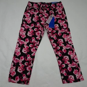 Vigoss The Jagger Capri Kids Girls Size 14 Pants Floral Print Adjustable Waist - Picture 1 of 10