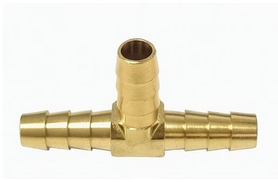 5pc 1/4" Three Way Brass Hose Barb Tee H12 Grab Kit - Image 1 of 3