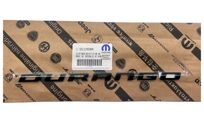 BLACK EMBLEM NAMEPLATE BADGE for 2014-2025 DODGE DURANGO GLOSS OEM GENUINE NEW - Image 1 of 4