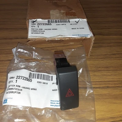 Nuevo interruptor de advertencia de emergencia de peligro GM 2006 2007 Saturn Vue 05 Equinox OEM H5 Foto 1 de 3