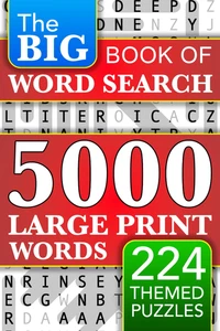 Big Book of Large Print Word Search Puzzles: 5000 Words - 224 Themed Puzzles - Foto 1 di 11