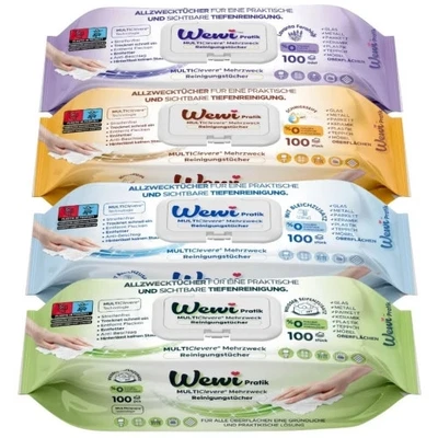 Sleepy Easy Clean / Wewi 4 Mix Set  x 1 Lavendel 1 x  Blau 1  x Grün 1 x Orange - Bild 1 von 4