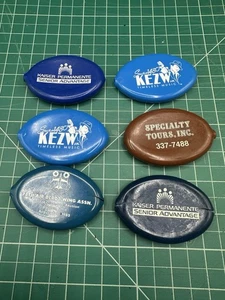 Lot Of 6 Vintage Rubber Squeeze Coin Purses.               G - Picture 1 of 6