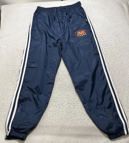 Vintage Auburn University Tigers Men's Large Windbreaker Mesh Lined Sweatpants Cover