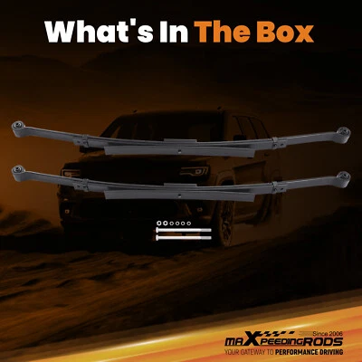 Muelle de hoja abatible de 4" para Chevy Silverado/C-1500/GMC Sierra 1988-1998 Foto 1 de 4