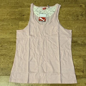 Puma Crystal Rose Heather Cotton Tank UK 16 US XL FR 44 D42 Pink - Picture 1 of 21