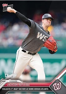 2023 TOPPS NOW MLB CALL-UP CARD WASHINGTON NATIONALS JACKSON RUTLEDGE #914 1st W - Picture 1 of 1