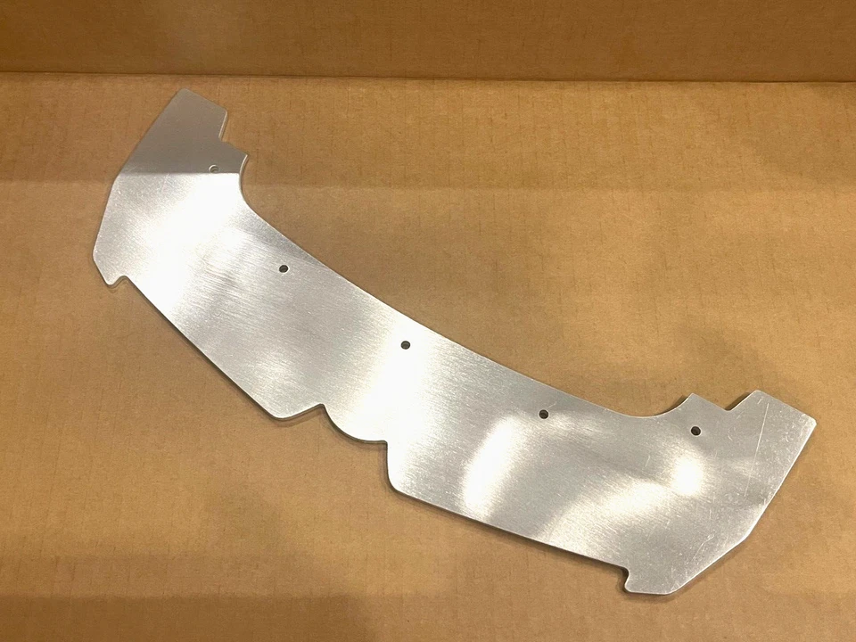 Para-choque divisor frontal de alumínio para Arrma ilimitado 6s BLX prata - Imagem 1 de 1