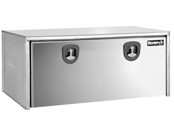 18x18x48 Stainless Steel Truck Box With Polished Stainless Steel Door - Image 1 of 1