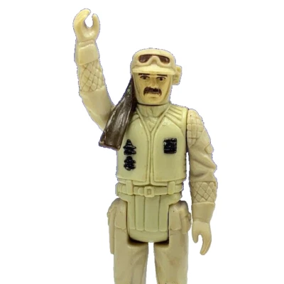 Hoth Rebel Soldier Commander Vtg Star Wars action figure toy vintage Kenner 1980 - Image 1 of 4