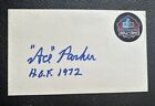Clarence Ace Parker Autographed  Signed 3x5 Index Card
