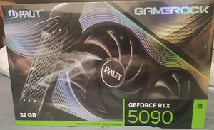 Palit GeForce RTX 5090 GameRock 32GB GDDR7 PCI-Express Graphics Card - Picture 1 of 6