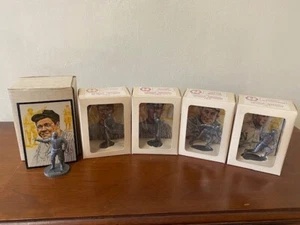 LOT 5 HOF 1979 METALLIC CREATIONS SIGNATURE MINIATURE STATUE ORIGINAL BOX CARD - Picture 1 of 24