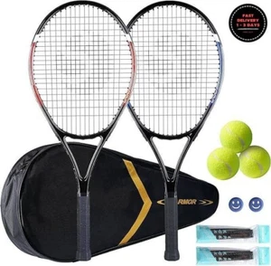 Raquetas de tenis para adultos Raquetas de tenis de 27 pulgadas Juego.nuevo.2025 - Imagen 1 de 6
