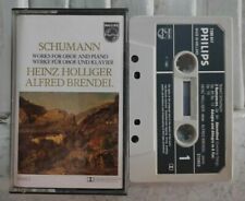 Schumann - Works for Oboe & Piano Holliger Brendel Philips Tape Paper Label NM