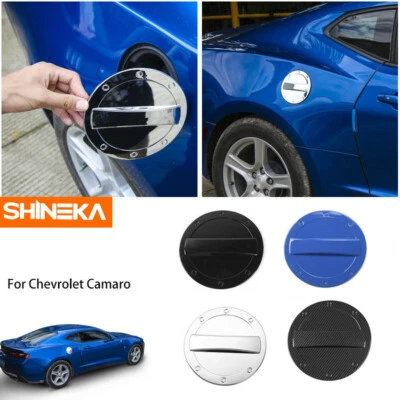 4 Colors Fuel Filler Door Cover Gas Tank Cap Trim For Chevrolet Camaro 2017-2023 - Imagem 1 de 4