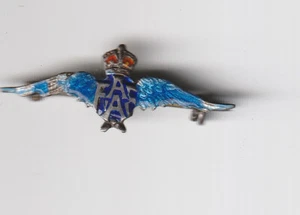 WW2 RAAF sterling silver sweetheart lapel badge - Picture 1 of 1