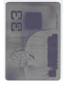 2015-16 ITG Enshrined Retired Numbers Black Plate #RN28 Patrick Roy 1/1 - Picture 1 of 1
