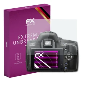 atFoliX Glass Protector for Sony Alpha a390 DSLR-A390 9H Hybrid-Glass - Picture 1 of 8